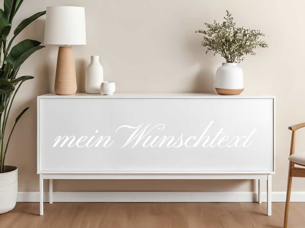 Möbelaufkleber Wunschtext | 3