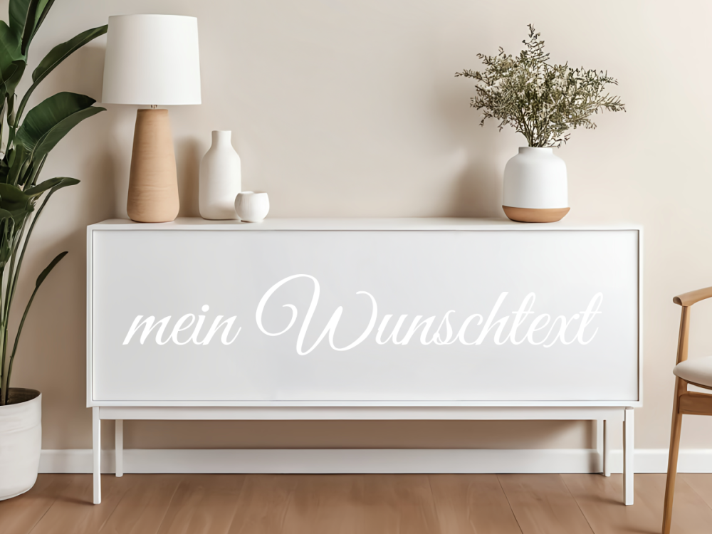 Möbelaufkleber Wunschtext | 5