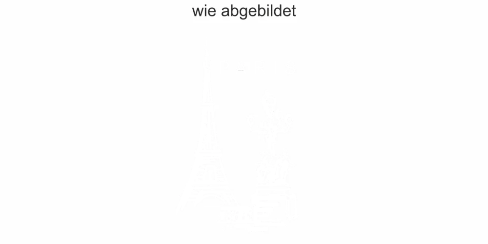 Sticker Möbel Eiffelturm Paris - Ansicht Ausrichtung und Farbauswahl