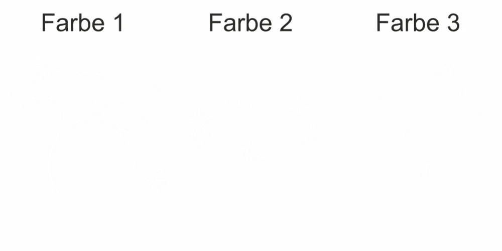 Möbeltattoo mit dekorativer Ranke - Ansicht Farbauswahl