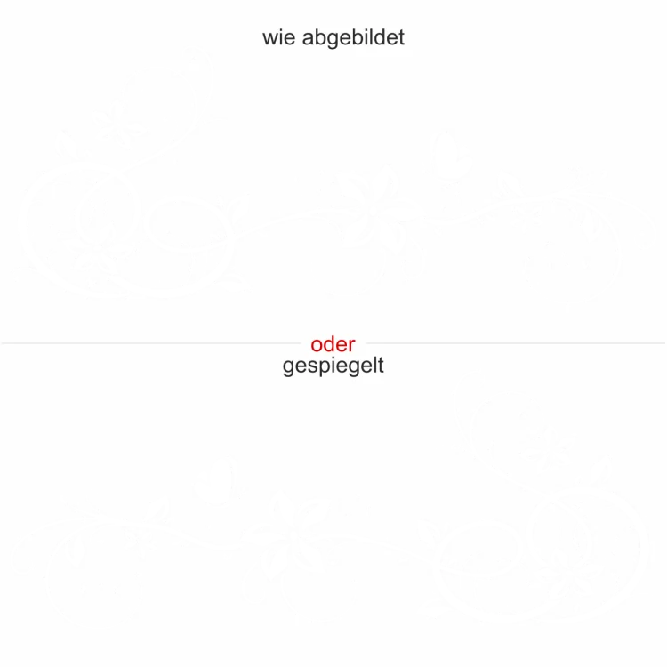 Möbeltattoo mit Ornament Dreamland - Ansicht Ausrichtung und Farbauswahl Möbeltattoo mit Ornament Dreamland - Ansicht Ausrichtung und Farbauswahl