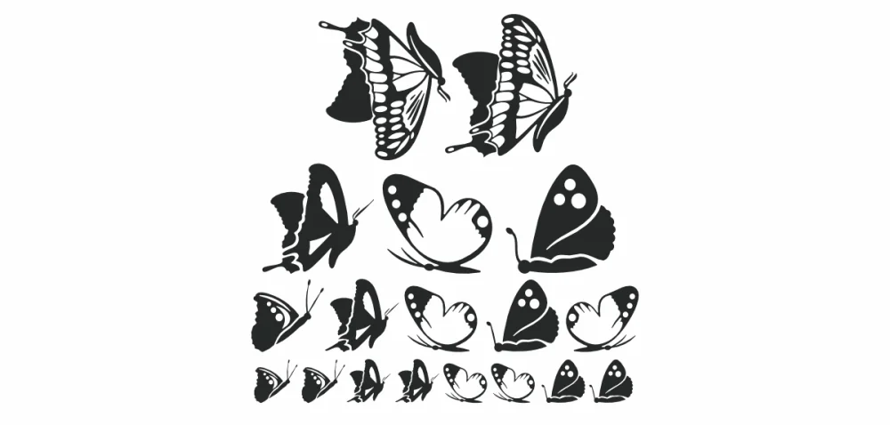 Möbelsticker XXL Schmetterlingstraum