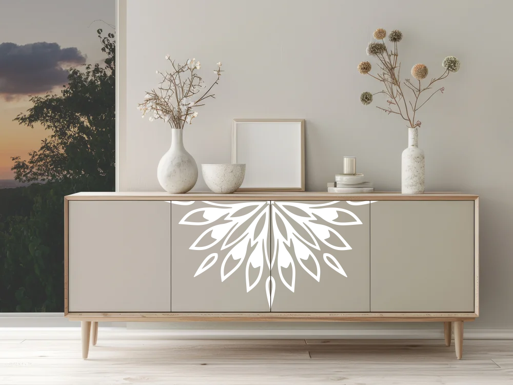 Möbeltattoo mit Hindu Mandala - Ansicht Farbauswahl