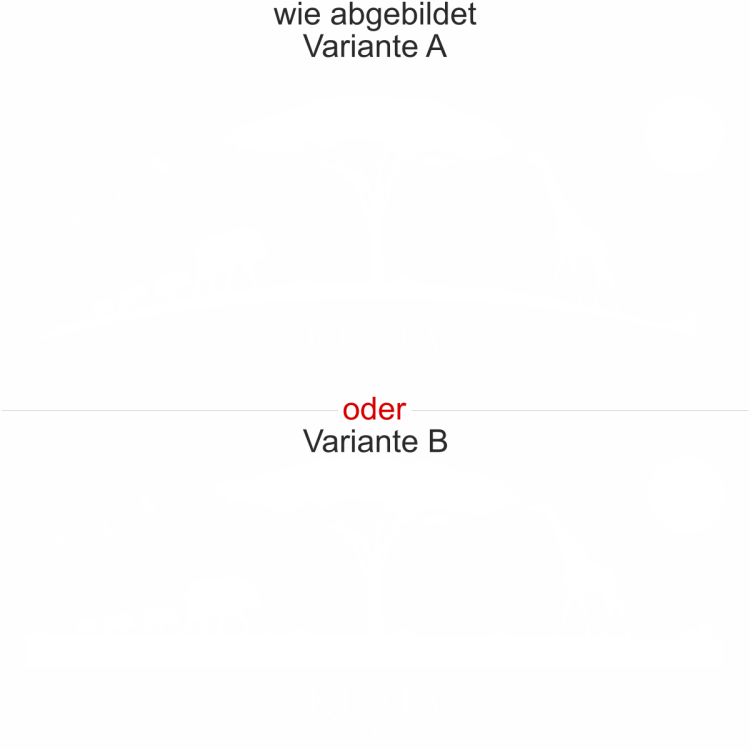Möbelsticker Landschaft Kenia - Ansicht Ausrichtung und Farbauswahl