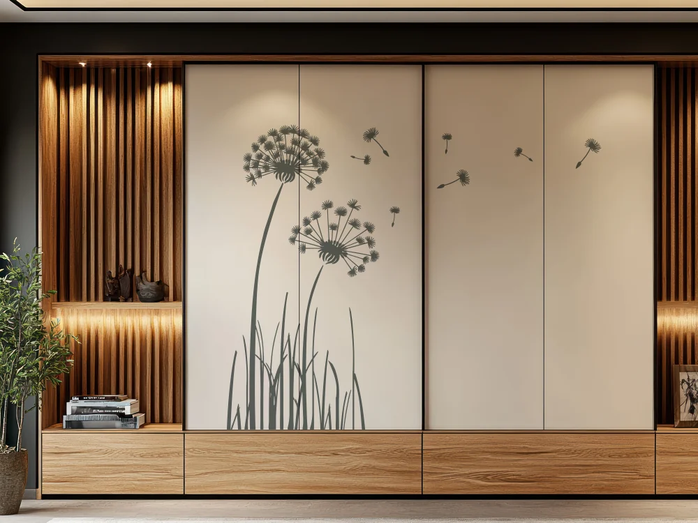 Möbeltattoo mit toller Pusteblume