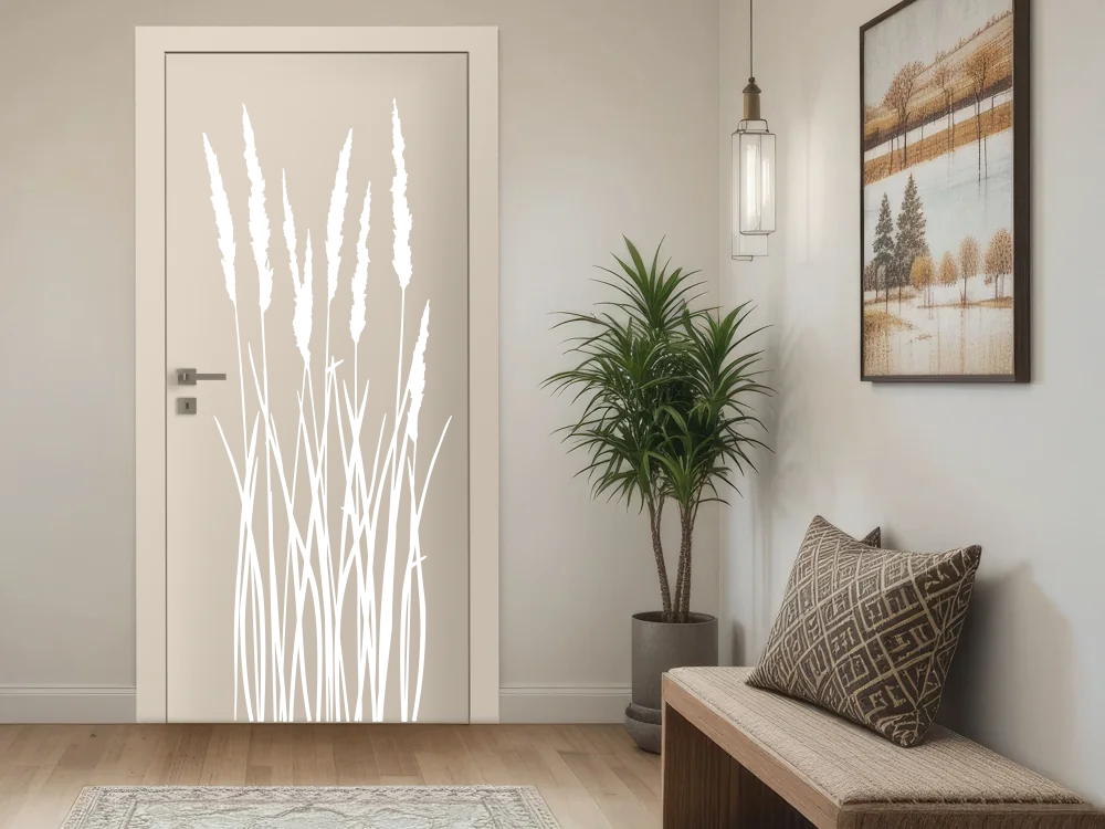 Möbeltattoo Sommergras - Ansicht Ausrichtung und Farbauswahl