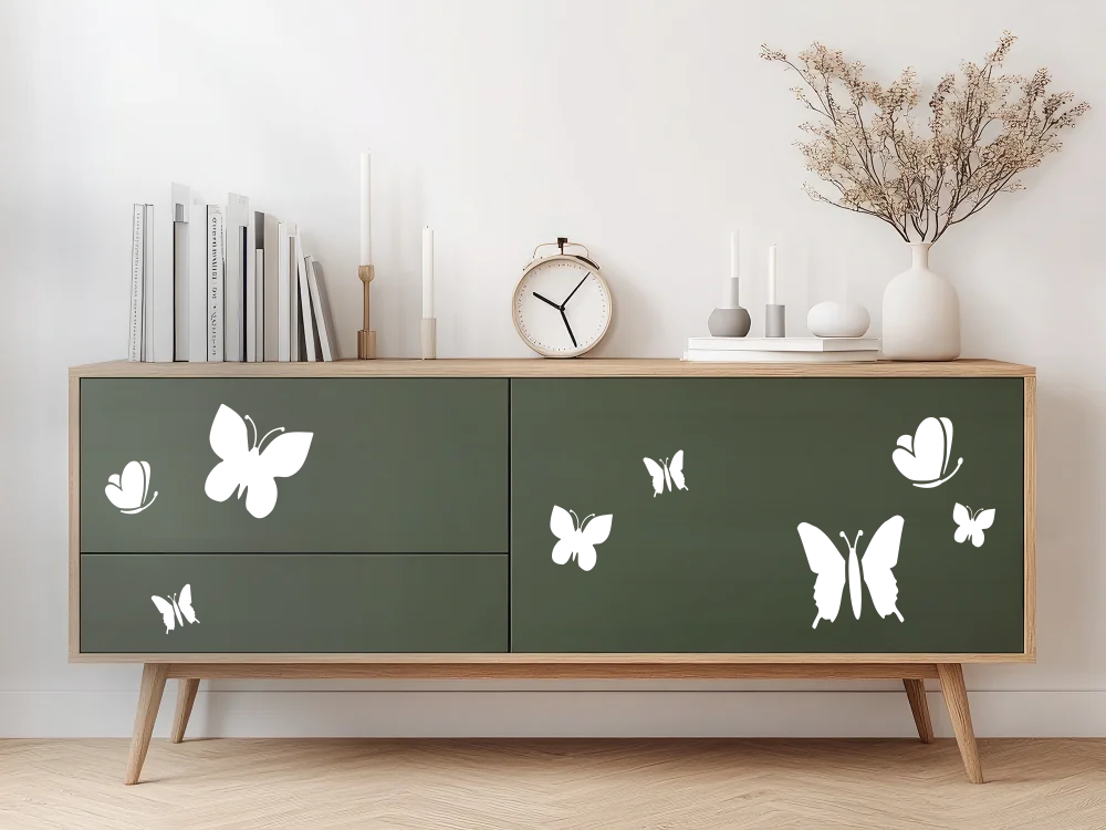 Möbeltattoo Traumhafte Schmetterlinge