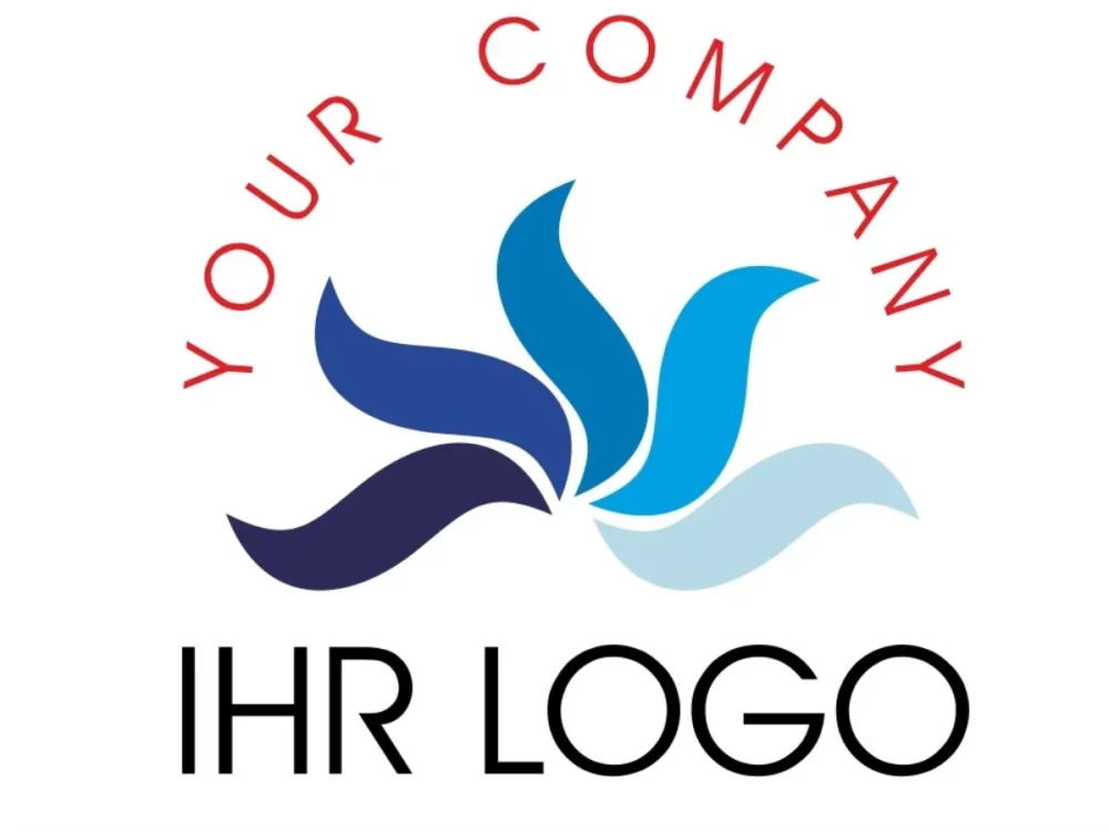 Schaufenster Firmenlogo - Farbig - Ansicht Beispielbild