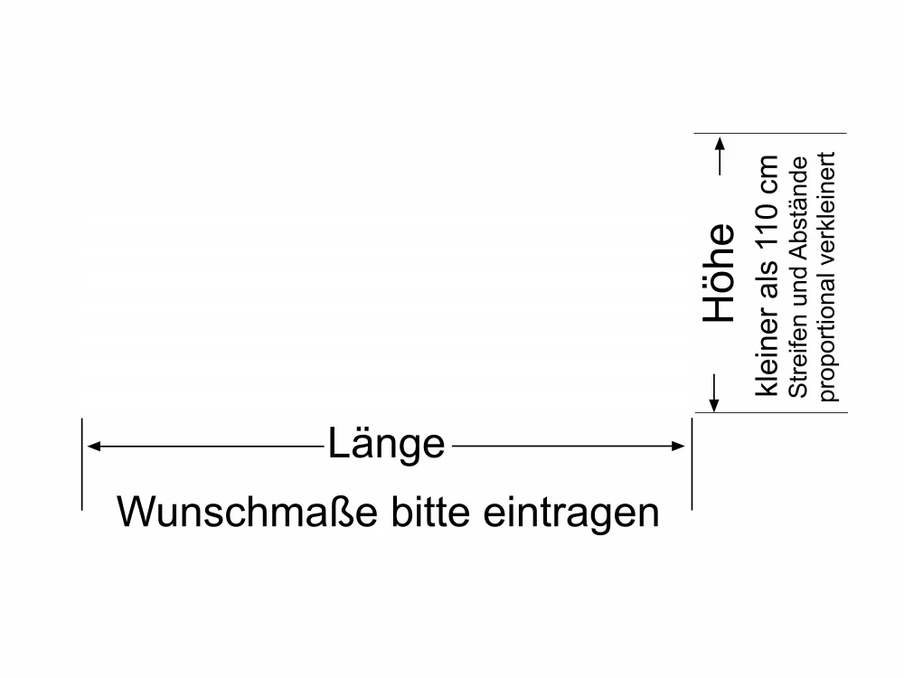 Sichtschutzfolie Großer Verlauf Klarglastür