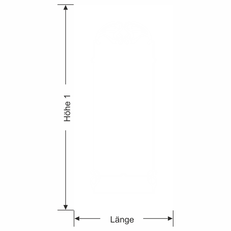 Sichtschutzfolie Jugendstil - Ansicht Farbauswahl