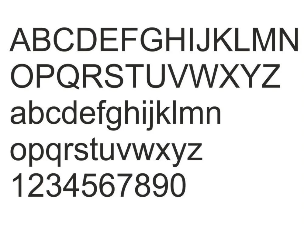 Sichtschutzfolie für die Tierarztpraxis - Ansicht Alphabetht