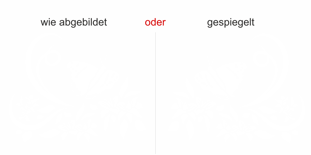 Glasdekor Traumfalter