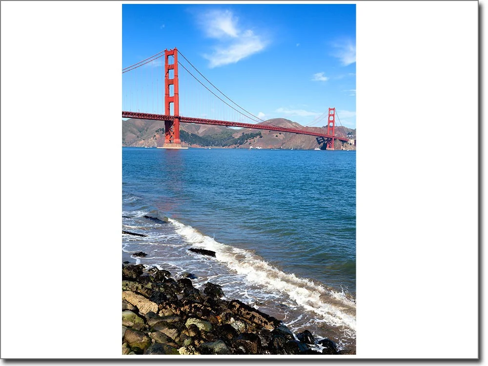 Tueraufkleber Golden Gate Bridge für alle glatten Zimmertüren
