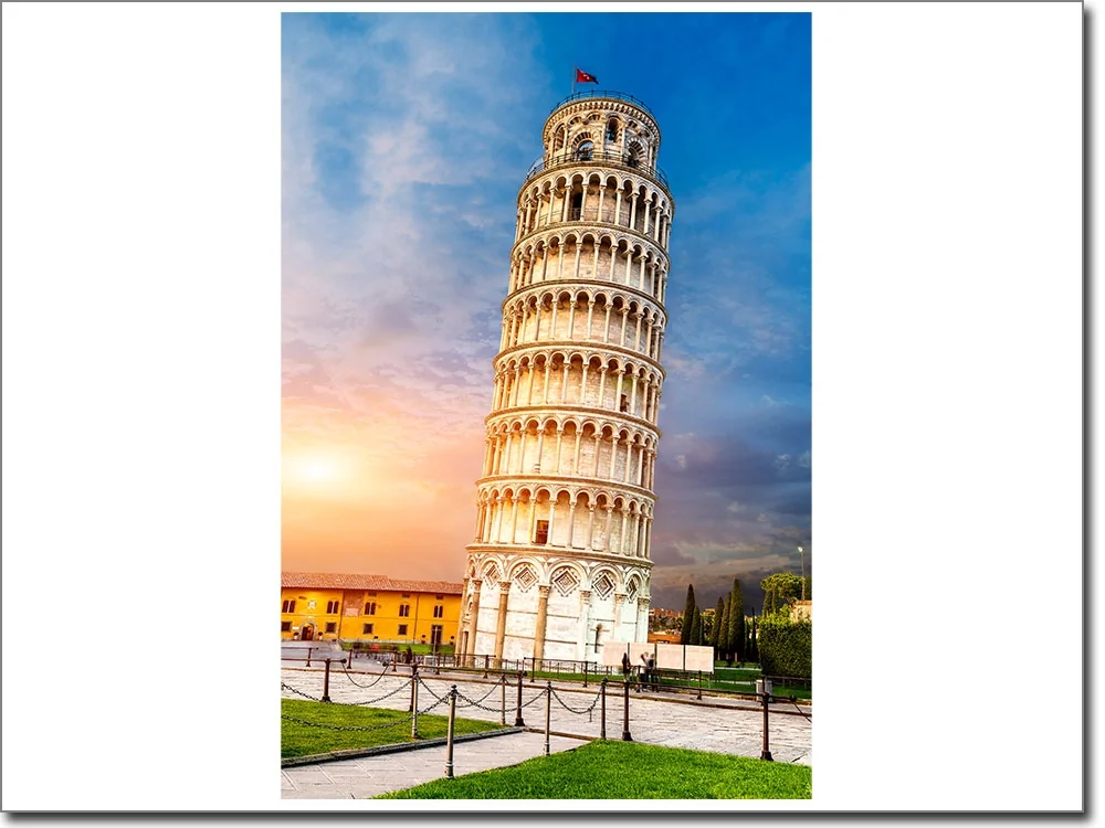 Türposter Schiefer Turm von Pisa