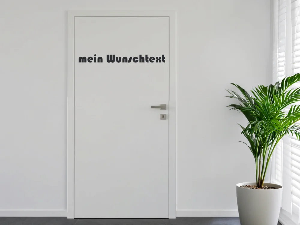 Türbeschriftung Wunschtext | 19