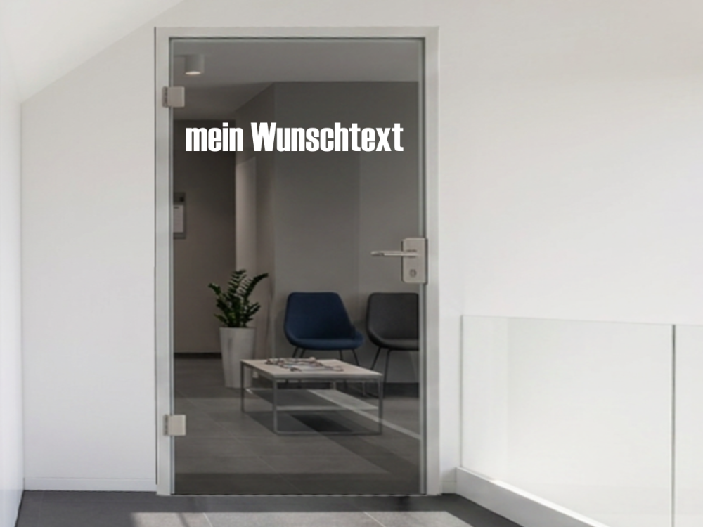 Türbeschriftung Wunschtext | 28
