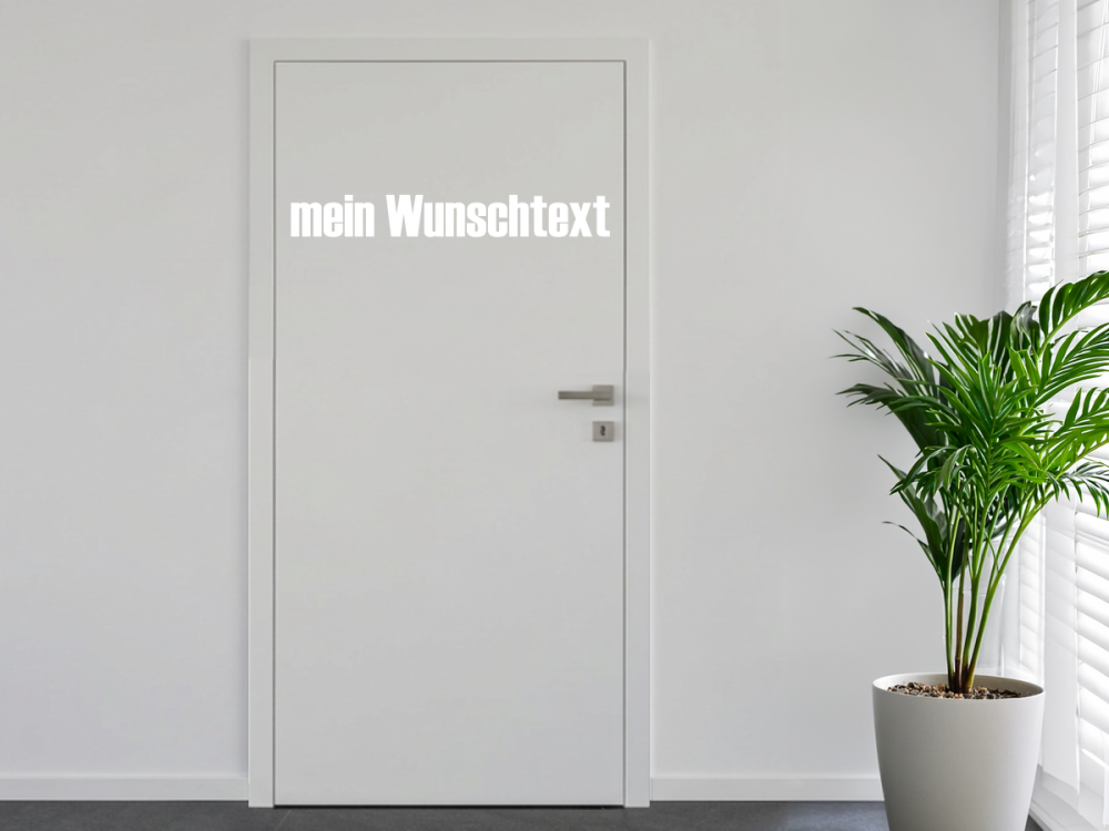 Türbeschriftung Wunschtext | 28