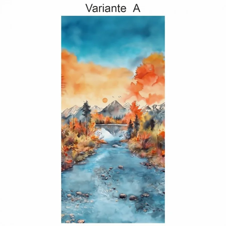 Türposter Aquarelle Landschaft (in 7 Varianten erhältlich)
