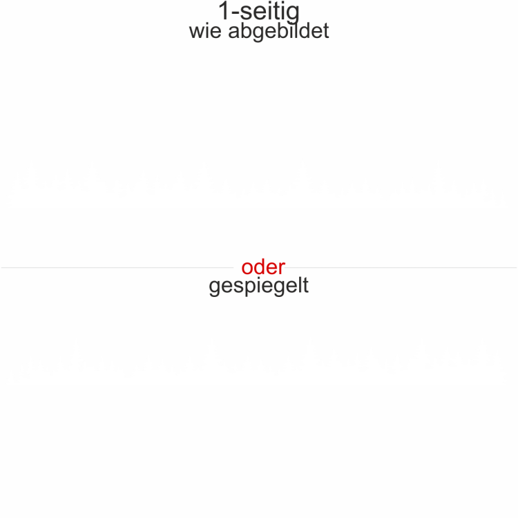 Wohnmobilaufkleber Nadelwald