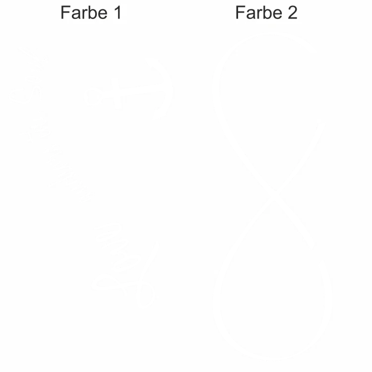 Wandtattoo Love anchors the soul - Ansicht Farbauswahl Wandtattoo Love anchors the soul - Ansicht Farbauswahl