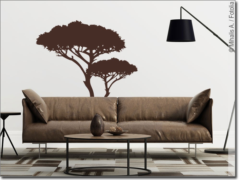 Wandaufkleber Savannenbaum