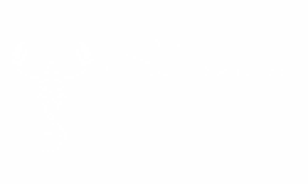 Wandaufkleber Sternzeichen Skorpion