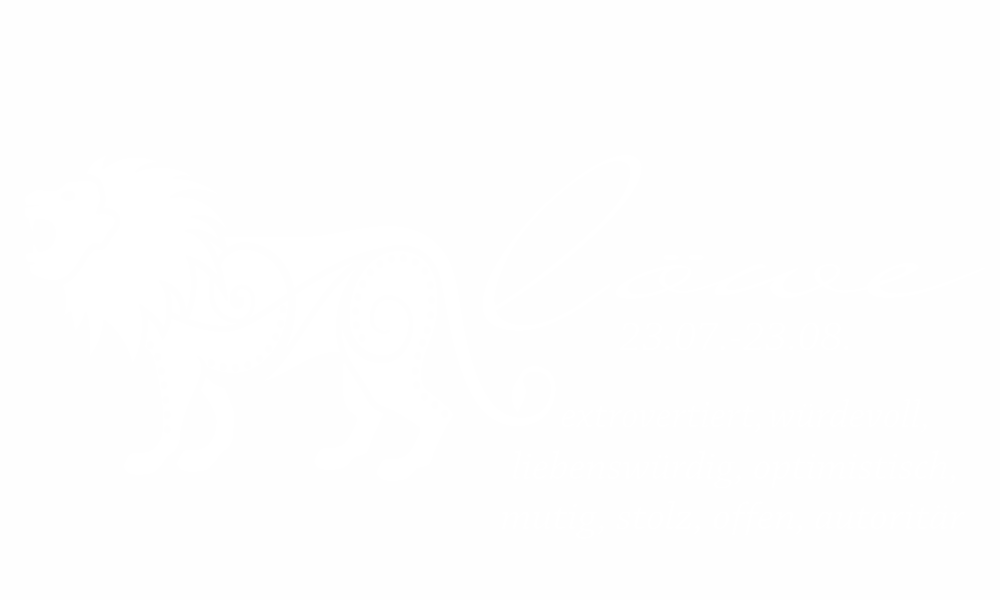 Wandaufkleber Sternzeichen Löwe