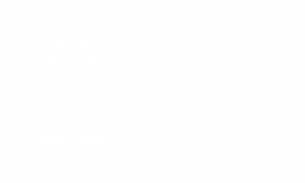 Wandaufkleber Sternzeichen Zwillinge