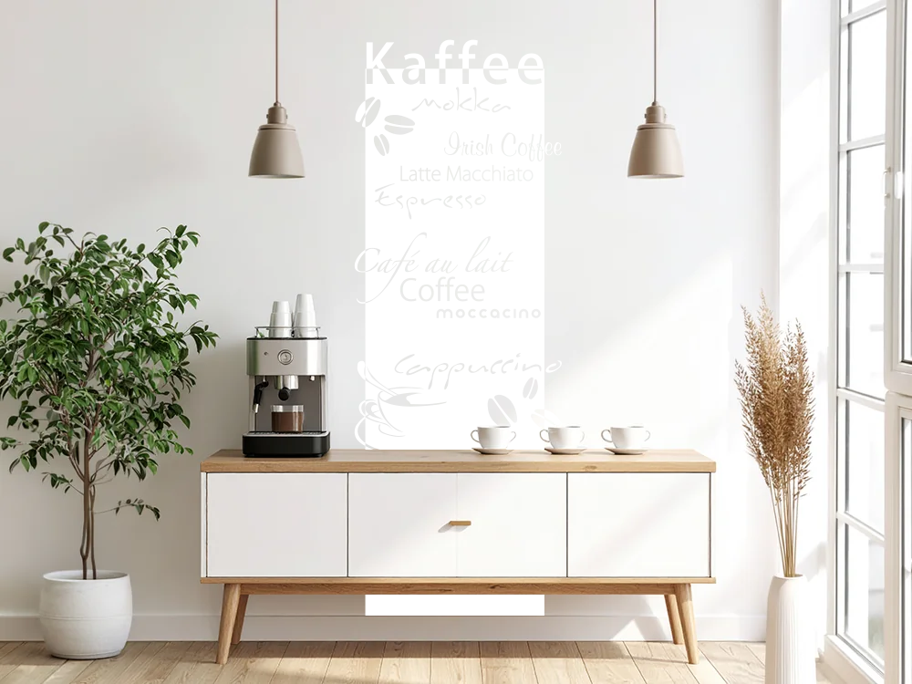 Wandbanner Kaffee