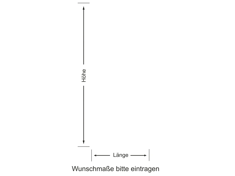 Wandbanner mit Text Lebe deinen Traum - Ansicht Ausrichtung mit Farbauswahl