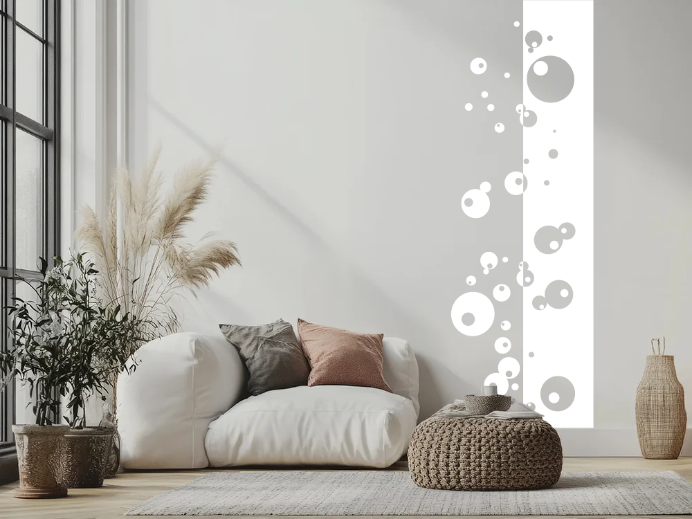 Wandbanner Moderne Kreise