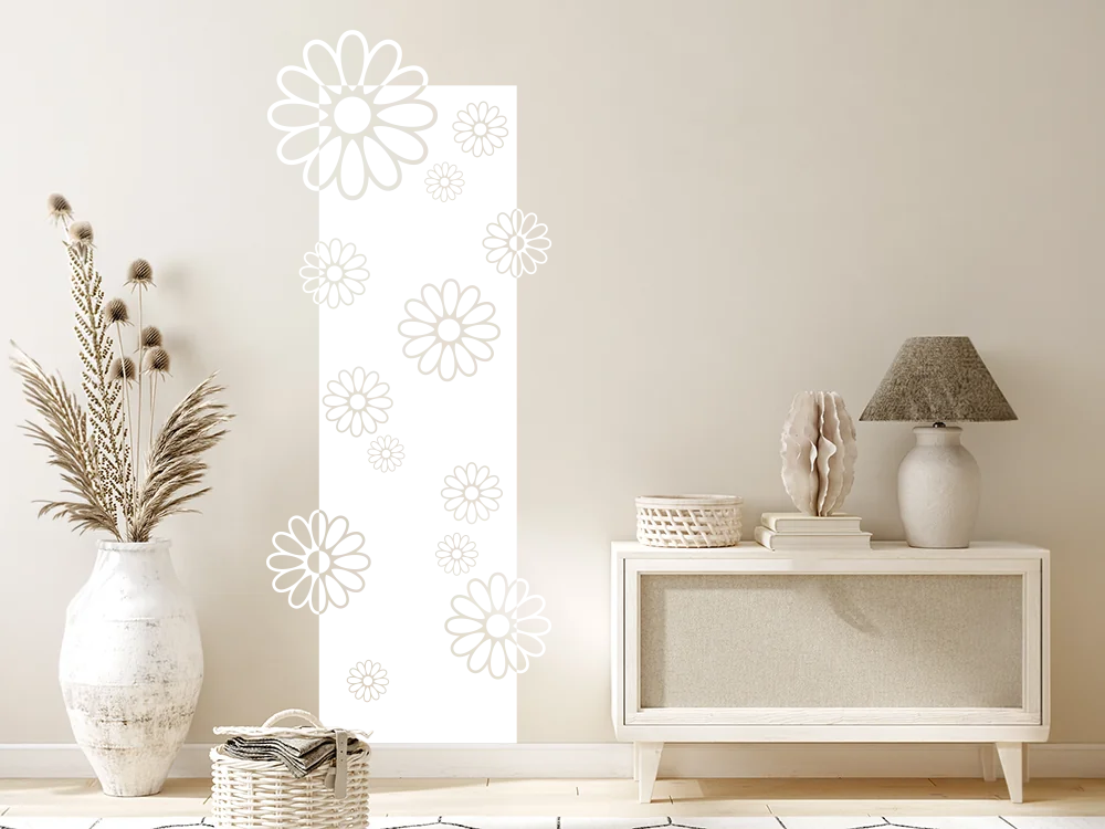 Wandbanner Sommer Blumen