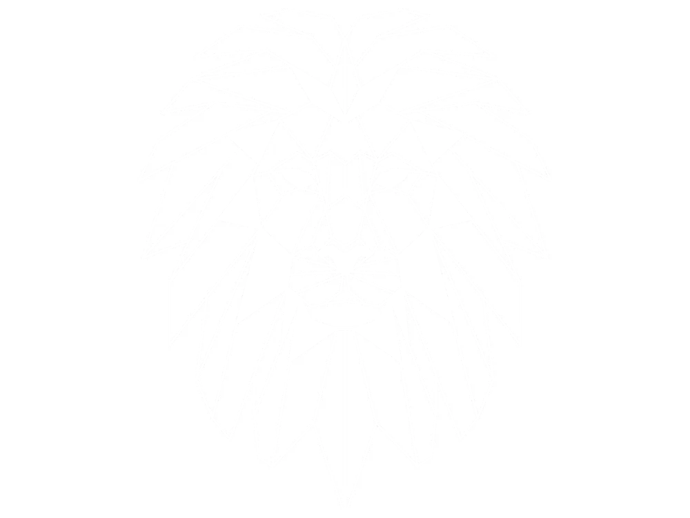 Wandtattoo Geometrischer Löwe