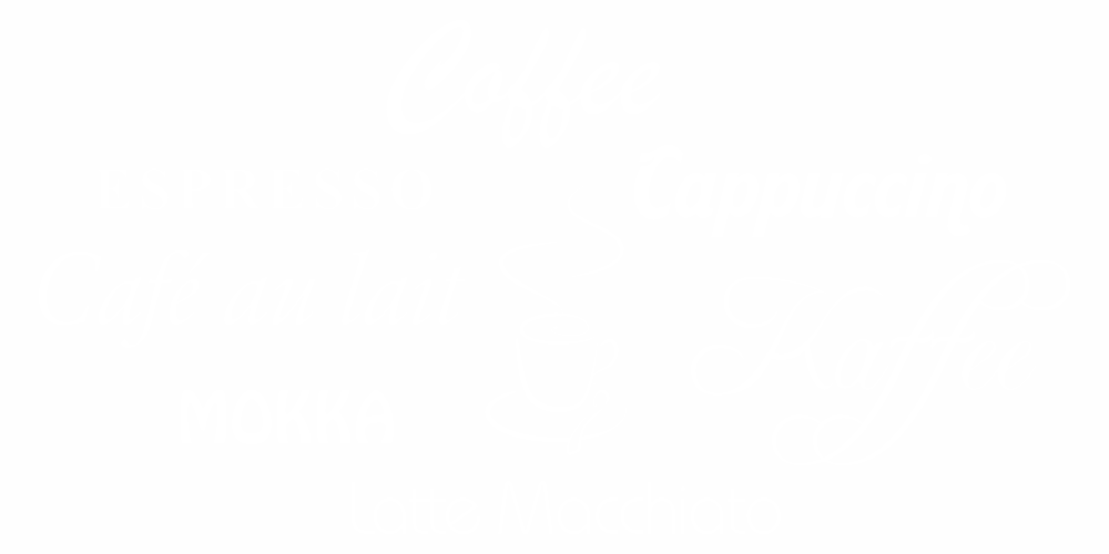 Wandschrift Kaffee - Ansicht Farbauswahl