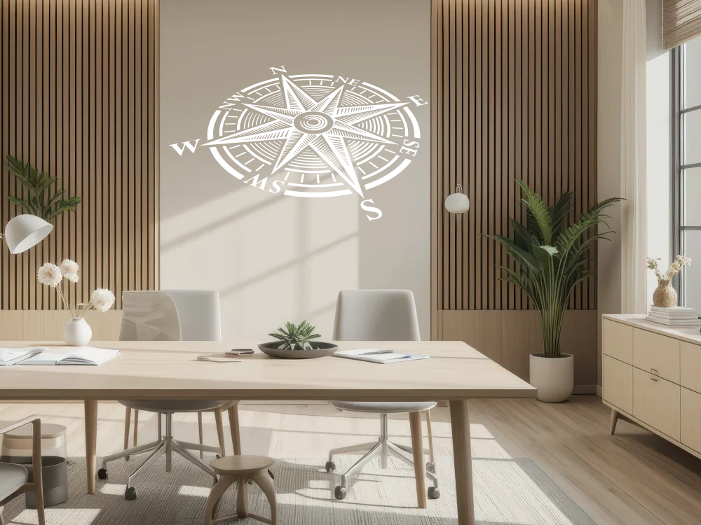 Wandsticker Windrose