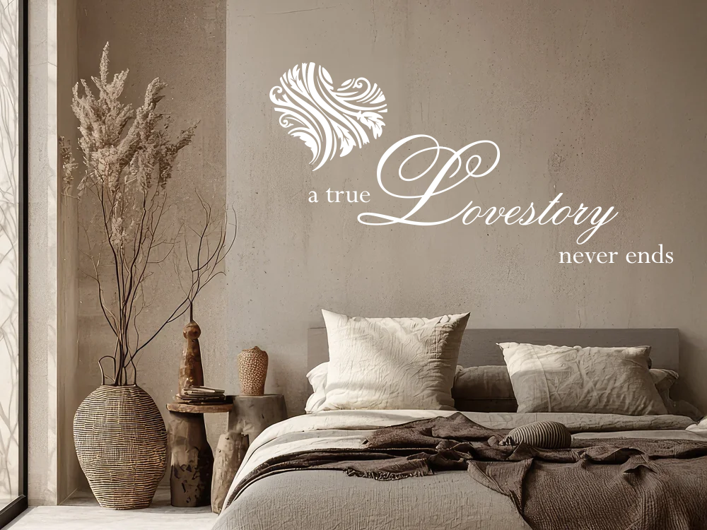 Wandtattoo A true Lovestory