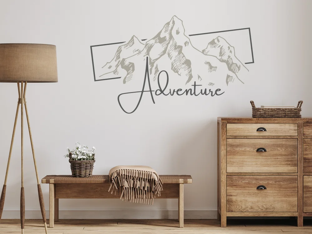 Wandtattoo Adventure Mountains Wandtattoo Adventure Mountains