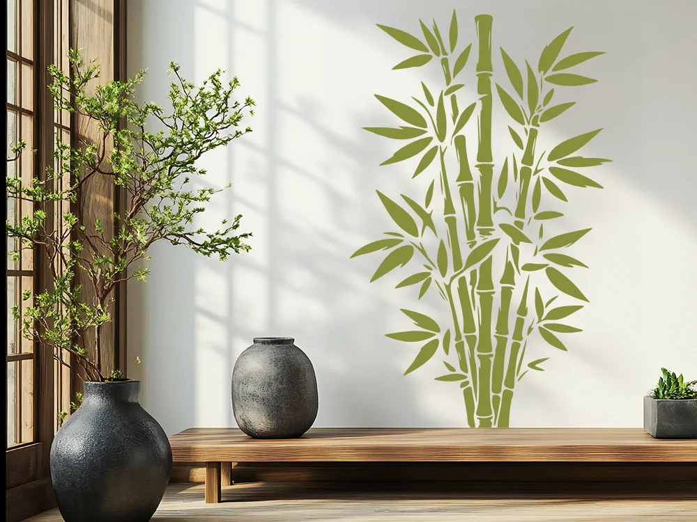 Wandtattoo Asiatischer Bambus