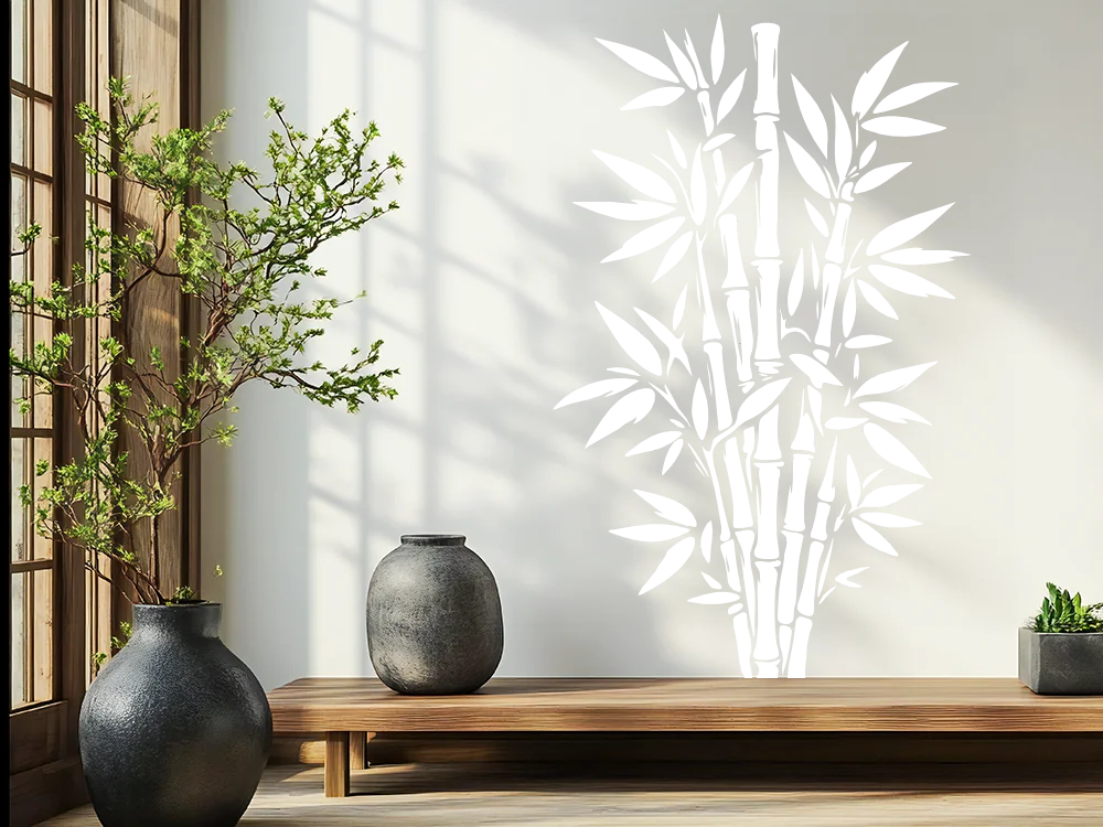 Wandtattoo Asiatischer Bambus - Ansicht Farbauswahl