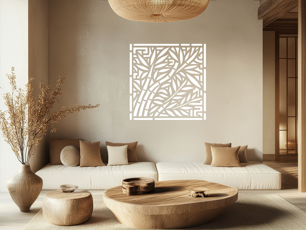 Wandtattoo Bambus Quadrat - Ansicht Farbauswahl Wandtattoo Bambus Quadrat - Ansicht Farbauswahl