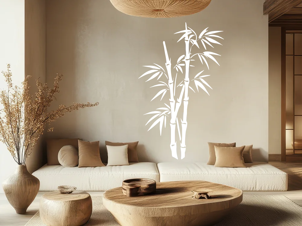 Wandtattoo Bambuspflanze - Ansicht Farbauswahl