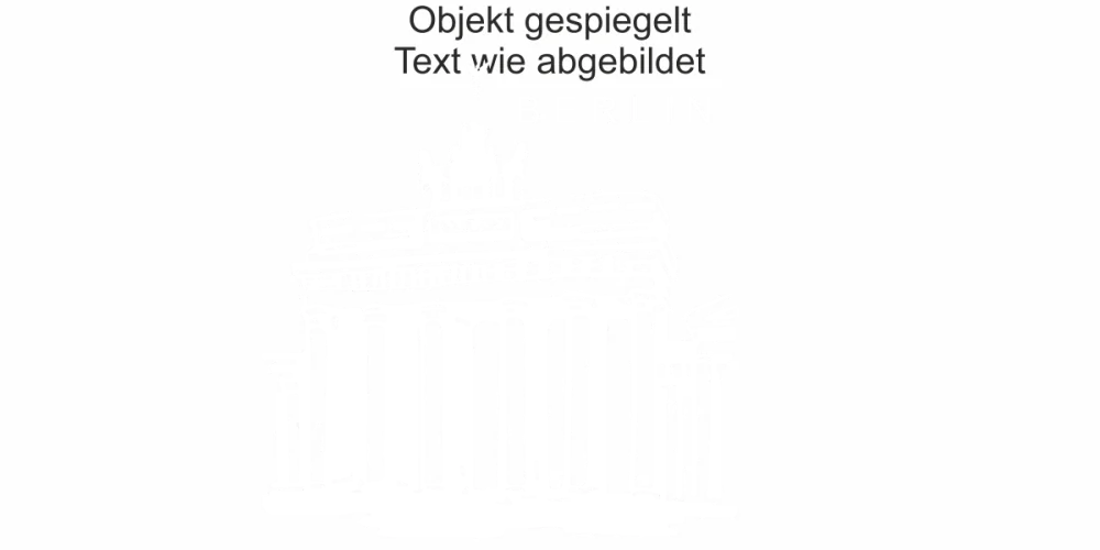 Wandtattoo mit Brandenburger Tor in Berlin - Ansicht Farbauswahl Wandtattoo mit Brandenburger Tor in Berlin - Ansicht Farbauswahl