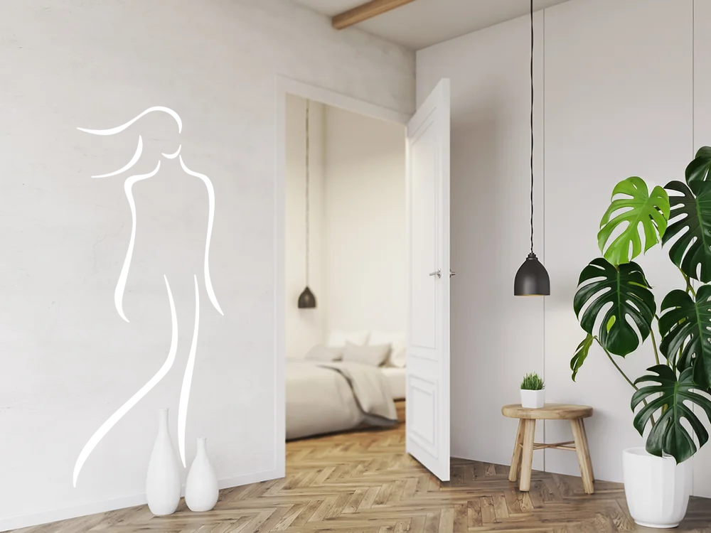 Wandtattoo Bezaubernde Frau