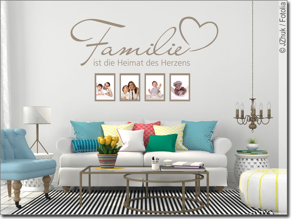 Wandtattoo Bilderrahmen Familie