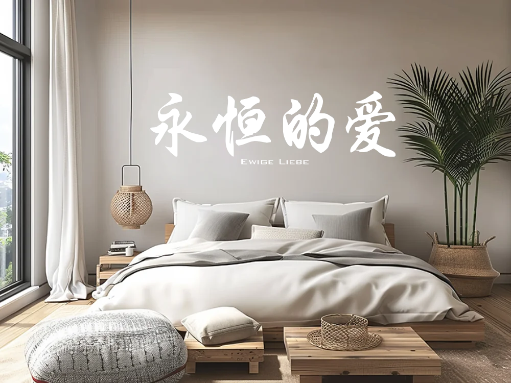 Wandtattoo Chinesisches Zeichen Ewige Liebe