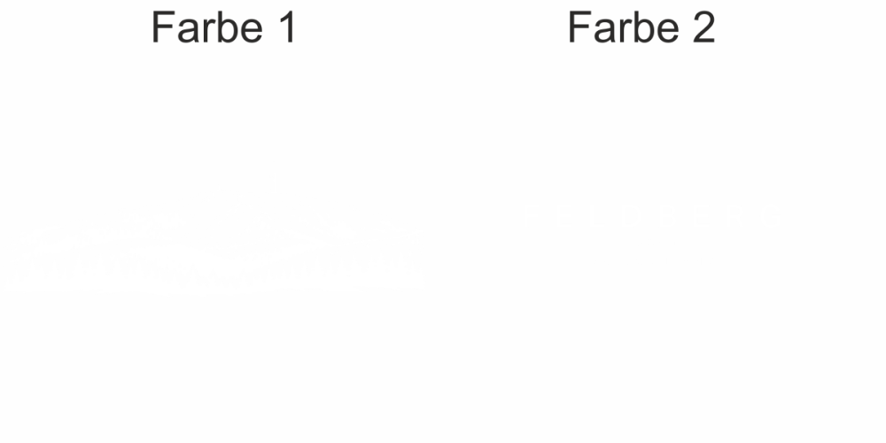 Wandtattoo Feldberg - Ansicht Farbauswahl