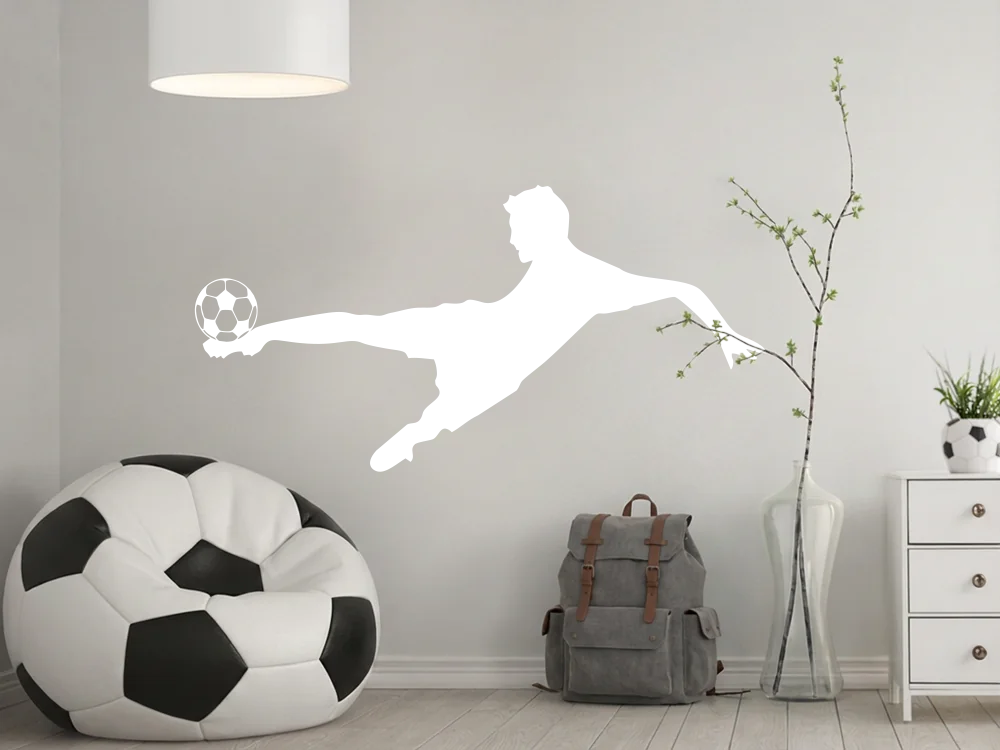 Wandtattoo Fußballspieler
