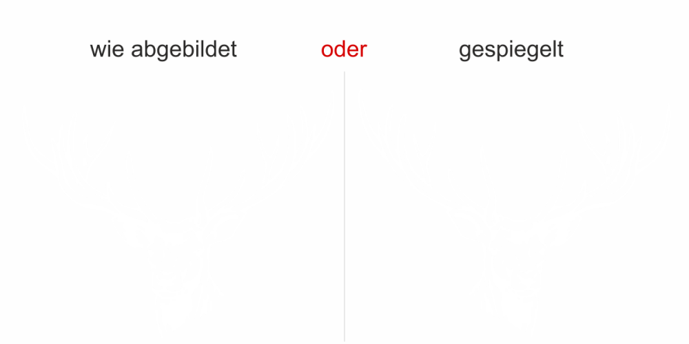 Garderobensticker Hirsch