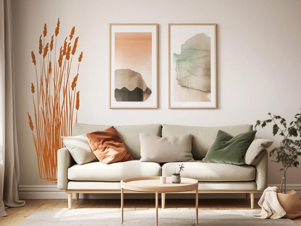 Wandtattoo Majestätische Gräser