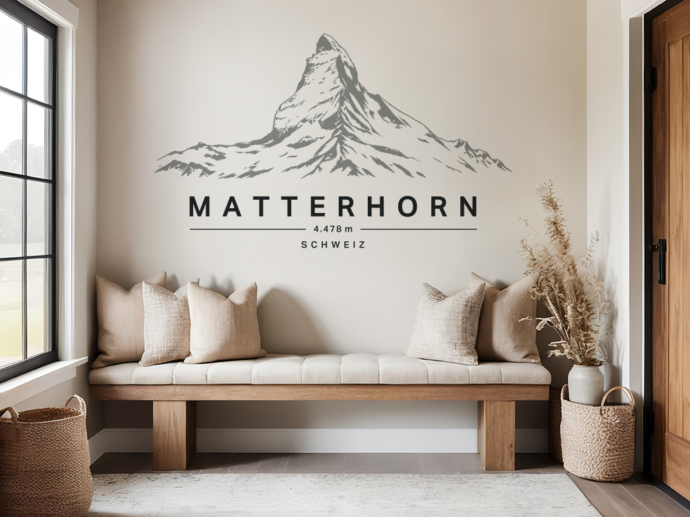 Wandtattoo Matterhorn